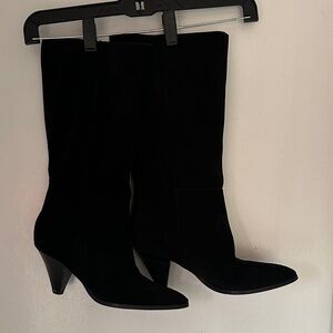 Nine West Black Heeled Boots